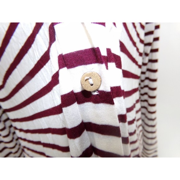Agnes & Dora favorite cardi Size Small striped button down - Picture 4 of 11
